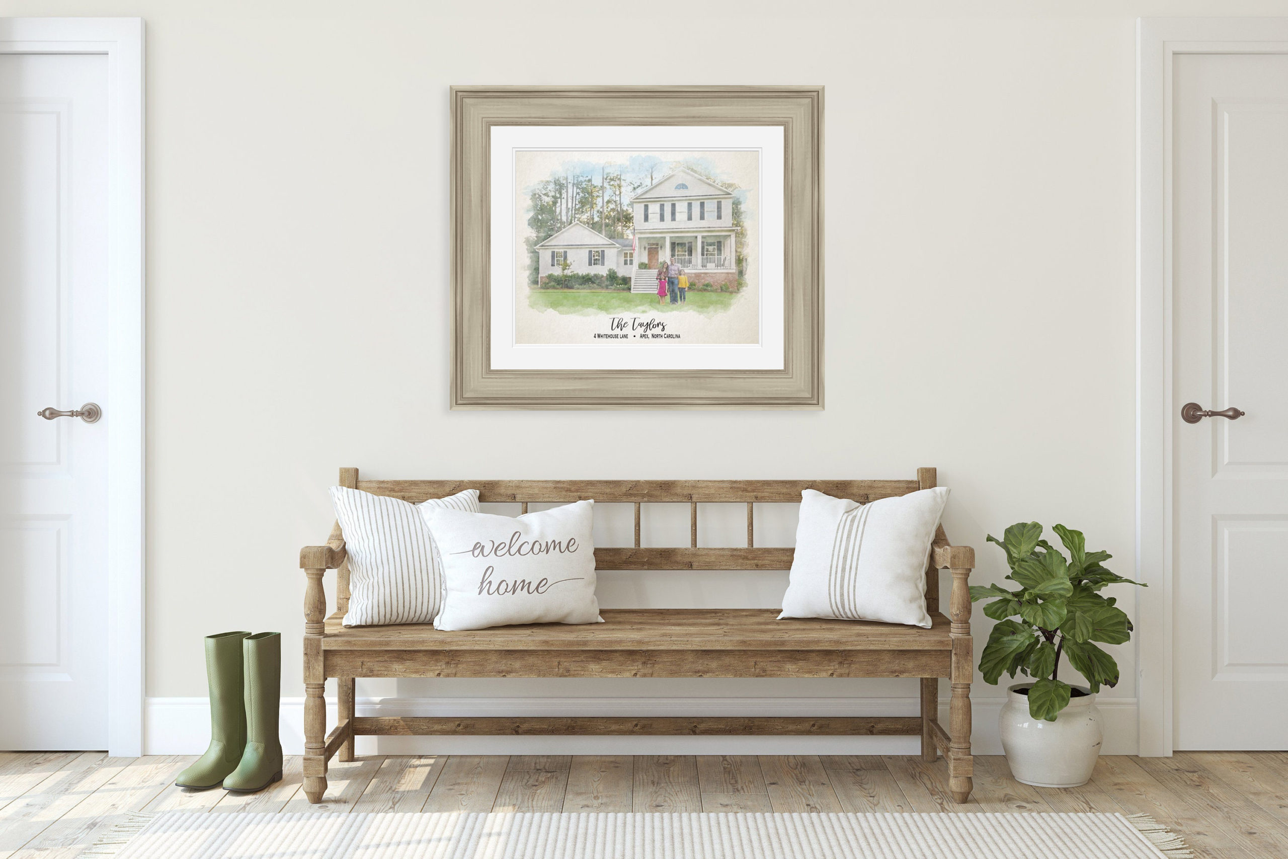 Sandy Beach with Mat