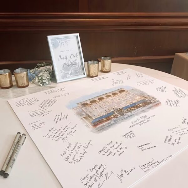 Custom Wedding Guestbook Signature Print - Image 3