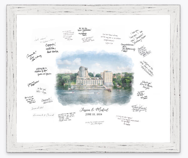 Custom Wedding Guestbook Signature Print - Image 8