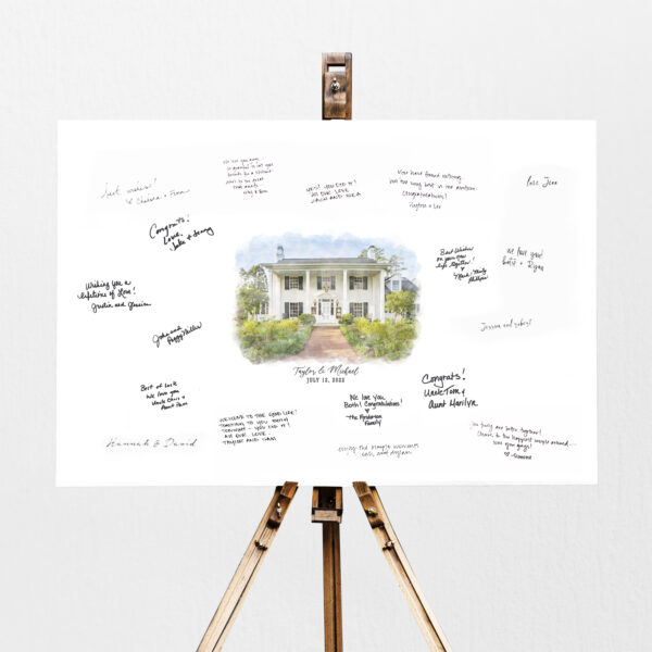 Custom Wedding Guestbook Signature Print - Image 7