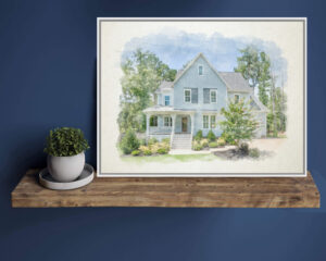 Custom Watercolor Canvas